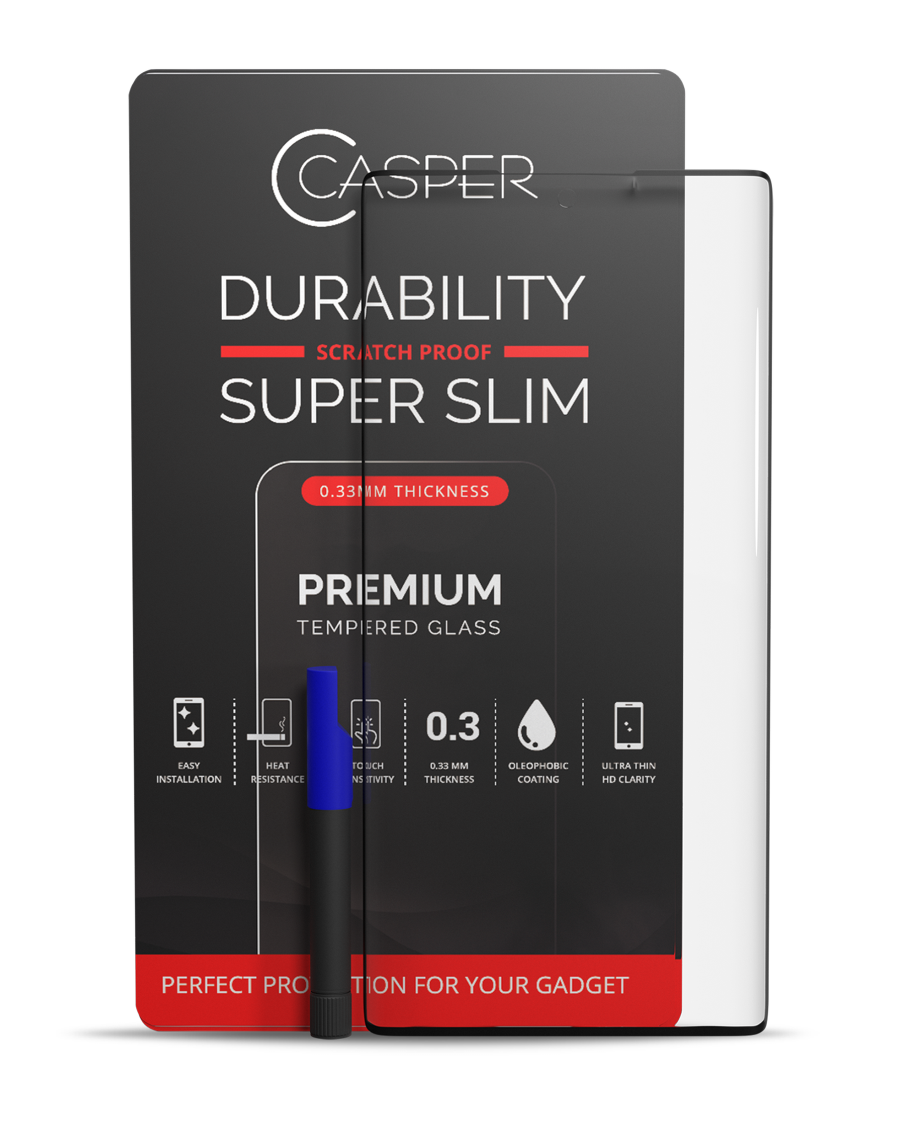 Replacement Casper UV Tempered Glass With Glue Compatible For Samsung Galaxy S21 Ultra (Case Friendly)