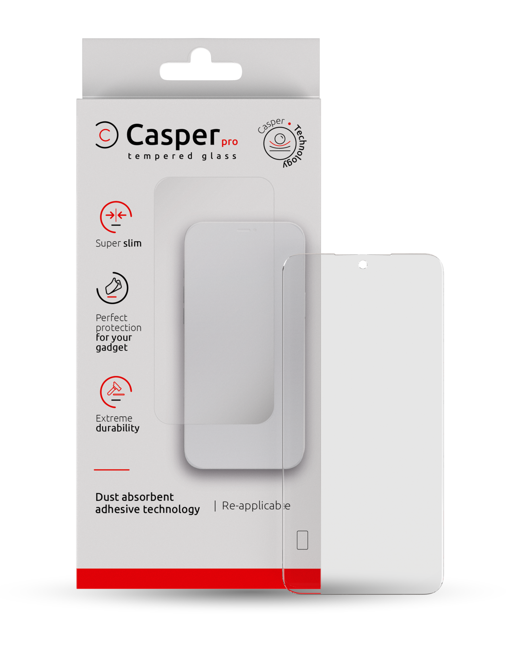 Casper Pro Tempered Glass Replacement Compatible For Samsung Galaxy S22 5G (Case Friendly)