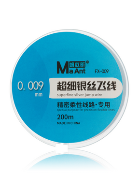 Flex Cable Non-Magnetic Uninsulated Jump Wire 200M 0.009MM (FX-0009) (MaAnt)