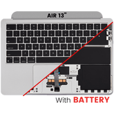 Top Case Assembly With Battery And Keyboard Compatible For MacBook Air 13" (A2681 / Mid 2022) (US Keyboard) (Silver)