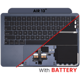 Top Case Assembly With Battery And Keyboard Compatible For MacBook Air 13" (A2681 / Mid 2022) (US Keyboard) (Midnight)