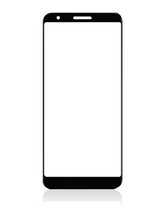 Replacement Front Glass Compatible For Google Pixel 3a XL (Black)