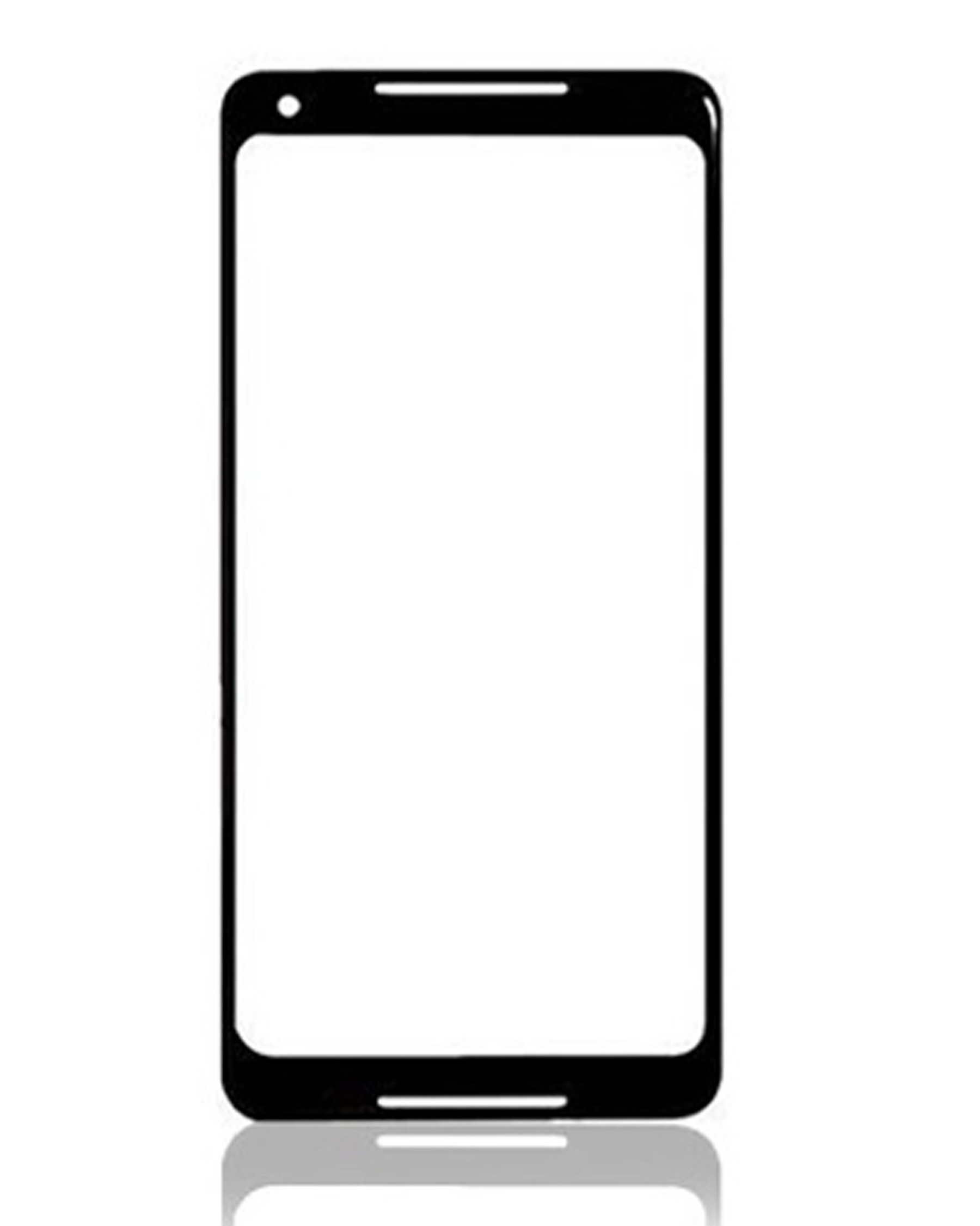 Front Glass Compatible For Google Pixel 2 XL  Replacement by Macfactory.in (Black)