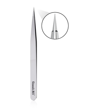 iNeeZy Handmade Non-Magnetic Stainless Tweezers (Silver - Wide) (Qianli)