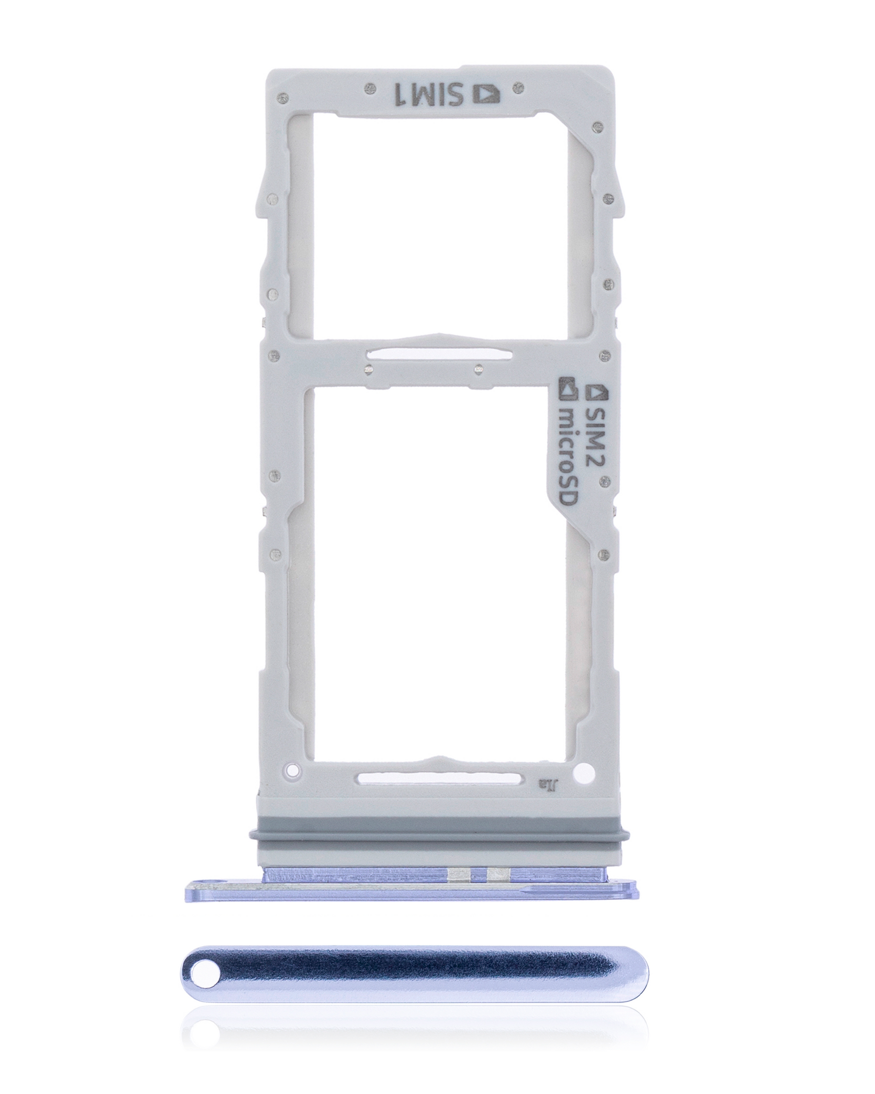 Dual Sim Card Tray Replacement  Compatible For Samsung Galaxy S20 / S20 Plus / S20 Ultra 5G (Purple)