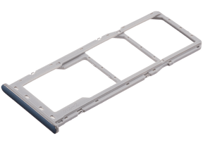 Dual Sim Card Tray Compatible For Samsung Galaxy A20 (A205 / 2019) / A30 (A305 / 2019) / A50 (A505 / 2019) (Silver)