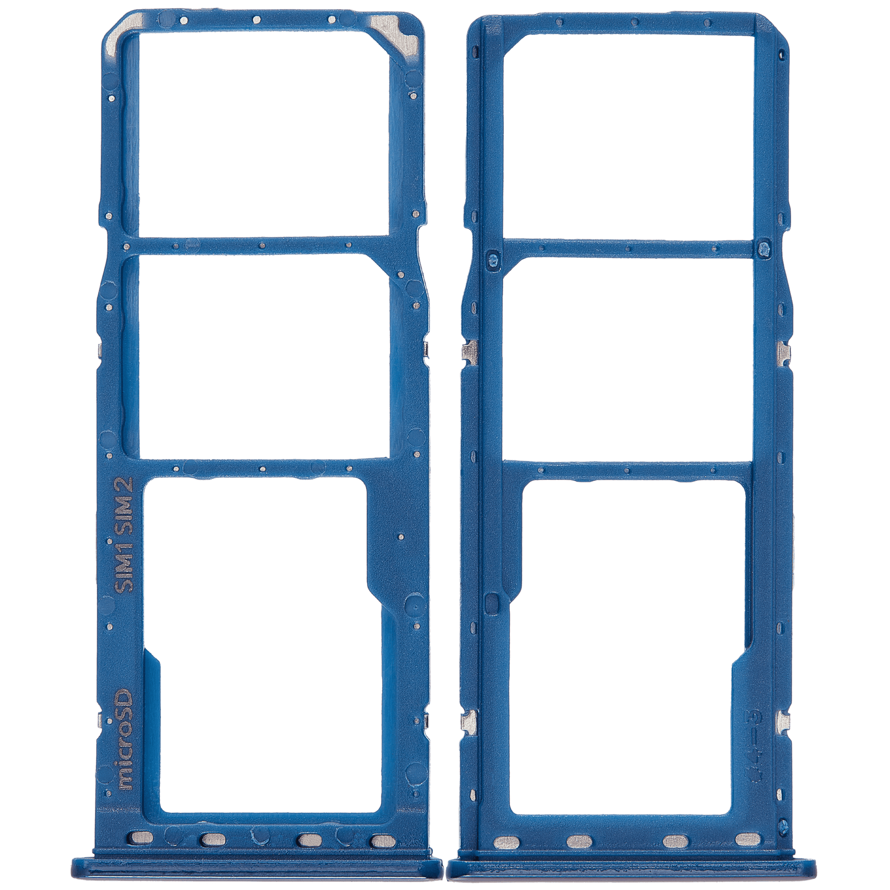 Dual Sim Card Tray Compatible For Samsung Galaxy A20 (A205 / 2019) / A30 (A305 / 2019) / A50 (A505 / 2019) (Blue)