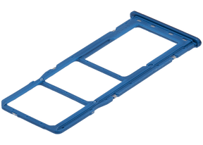 Dual Sim Card Tray Compatible For Samsung Galaxy A20 (A205 / 2019) / A30 (A305 / 2019) / A50 (A505 / 2019) (Blue)
