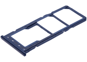 Dual Sim Card Tray Compatible For Samsung Galaxy A10 (A105 / 2019) (Blue)