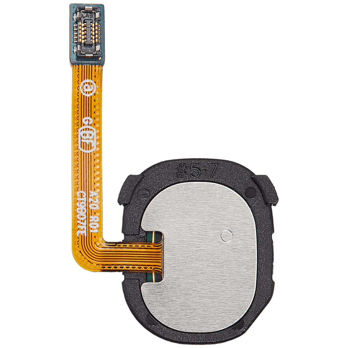 Fingerprint Reader With Flex Cable Compatible For Samsung Galaxy A20 (A205 / 2019) (Black)