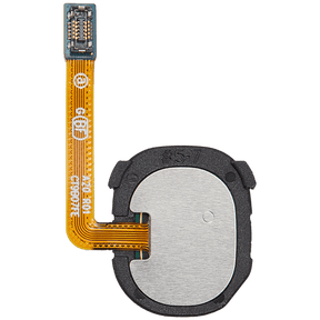 Fingerprint Reader With Flex Cable Compatible For Samsung Galaxy A20 (A205 / 2019) (Black)