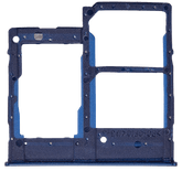Dual Sim Card Tray Compatible For Samsung Galaxy A20E (A202 / 2019) (Blue)