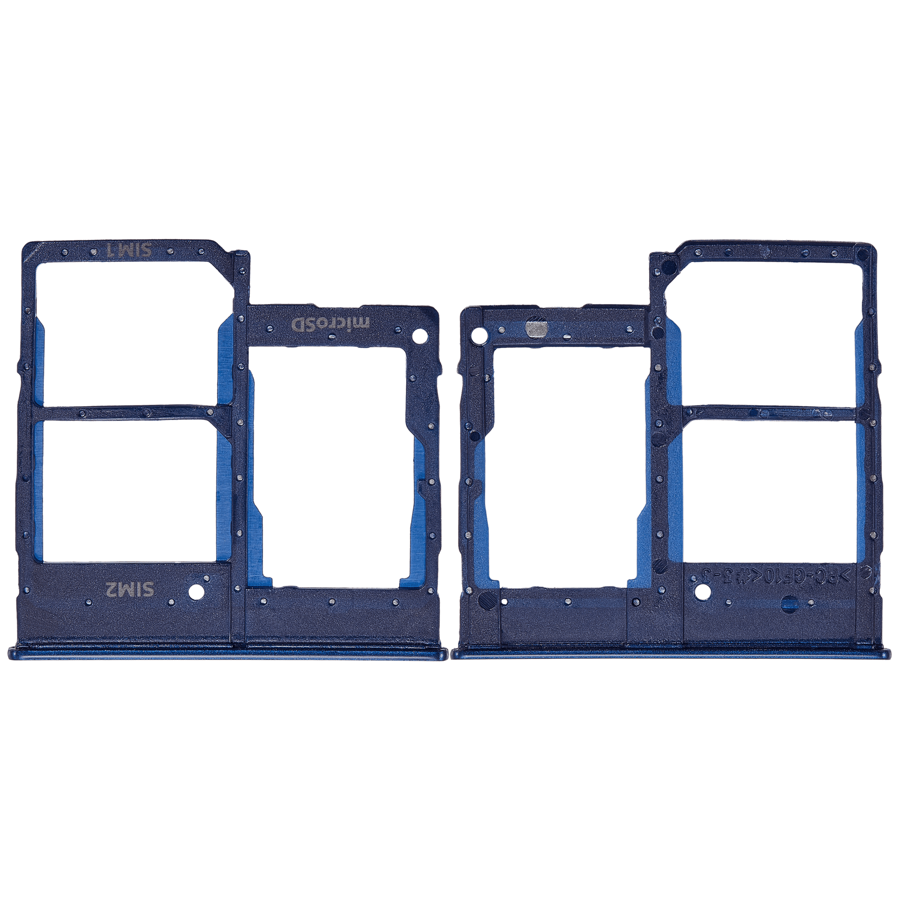 Dual Sim Card Tray Compatible For Samsung Galaxy A20E (A202 / 2019) (Blue)