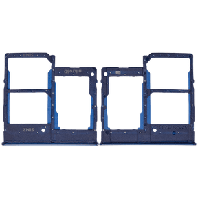 Dual Sim Card Tray Compatible For Samsung Galaxy A20E (A202 / 2019) (Blue)