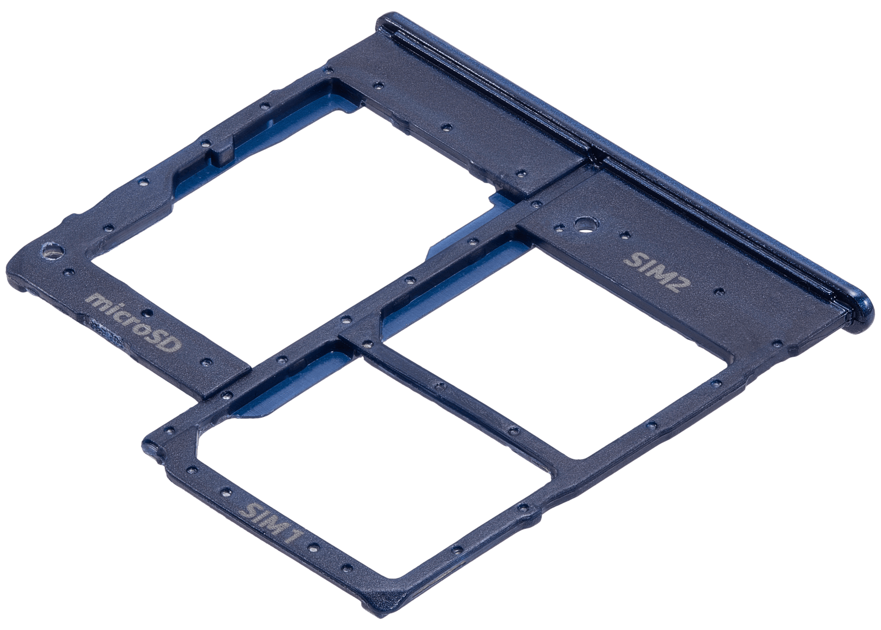 Dual Sim Card Tray Compatible For Samsung Galaxy A20E (A202 / 2019) (Blue)