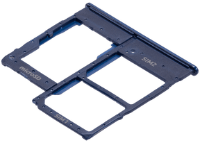 Dual Sim Card Tray Compatible For Samsung Galaxy A20E (A202 / 2019) (Blue)