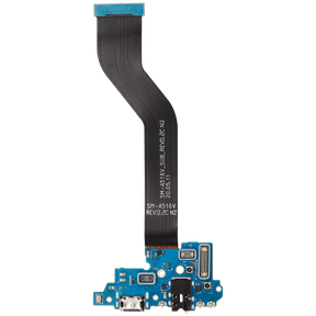 Charging Port Flex With Headphone Jack Replacement Compatible For Samsung Galaxy A51 5G UW (A516 / 2020) (A516V) (Verizon Version) (Premium)