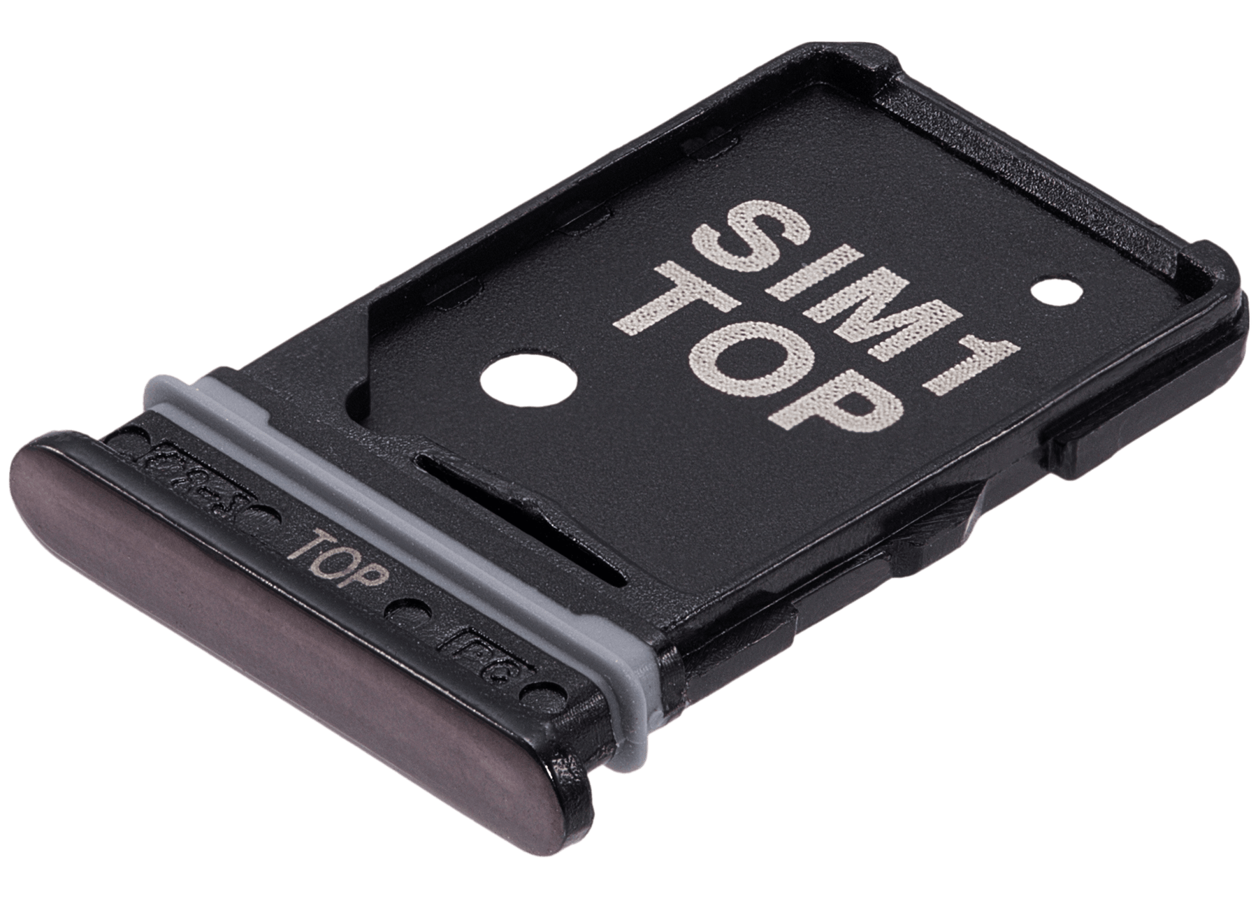 Replacement Dual Sim Card Tray Compatible For Samsung Galaxy A80 (A805 / 2019) (Phantom Black)