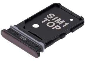 Replacement Dual Sim Card Tray Compatible For Samsung Galaxy A80 (A805 / 2019) (Phantom Black)