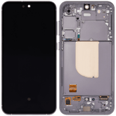 Replacement OLED Assembly With Frame Compatible For Samsung Galaxy S23 FE 5G (International Version) (Refurbished) (Graphite)