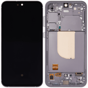 Replacement OLED Assembly With Frame Compatible For Samsung Galaxy S23 FE 5G (International Version) (Refurbished) (Graphite)