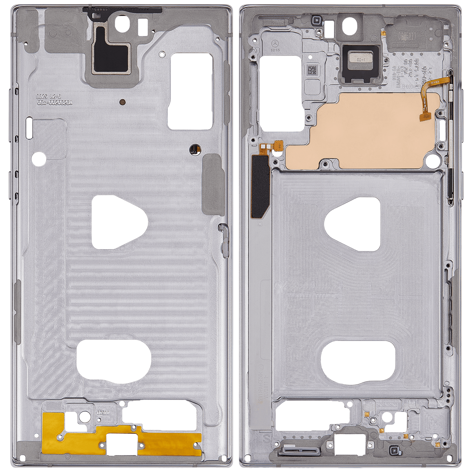 Replacement Mid-Frame Housing Compatible For Samsung Galaxy Note 10 Plus (Aura White)