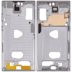 Replacement Mid-Frame Housing Compatible For Samsung Galaxy Note 10 Plus (Aura White)