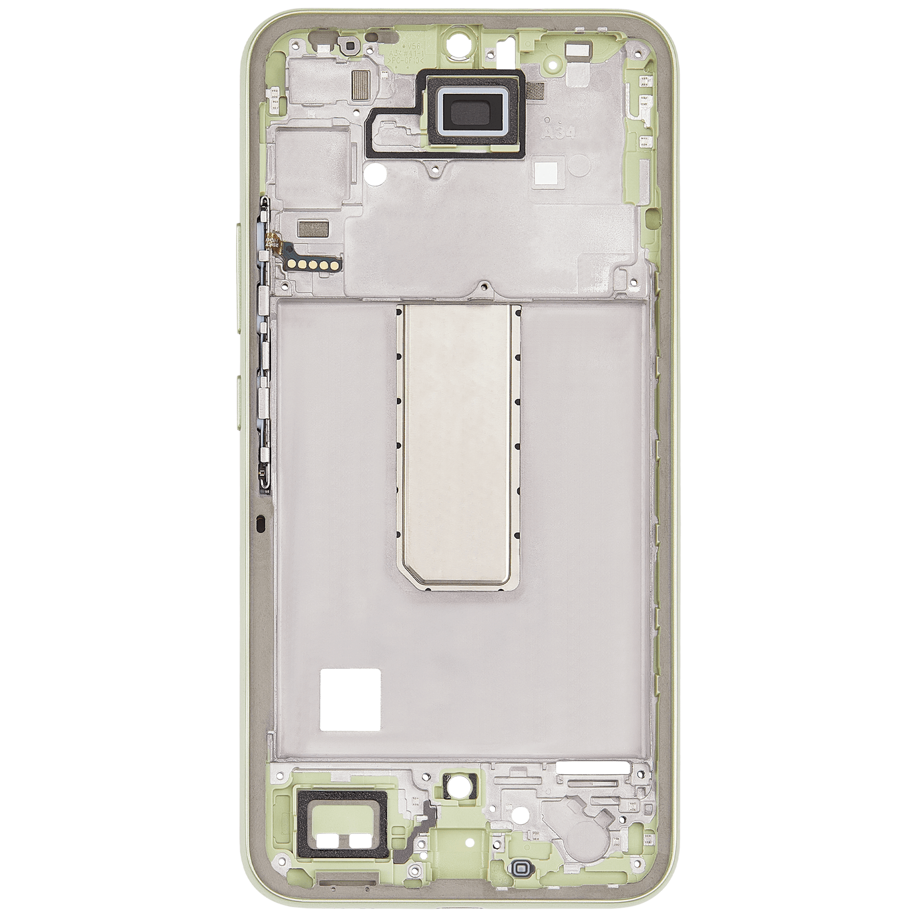 Mid-Frame Housing Compatible For Samsung Galaxy A34 (A346 / 2023) (Lime)