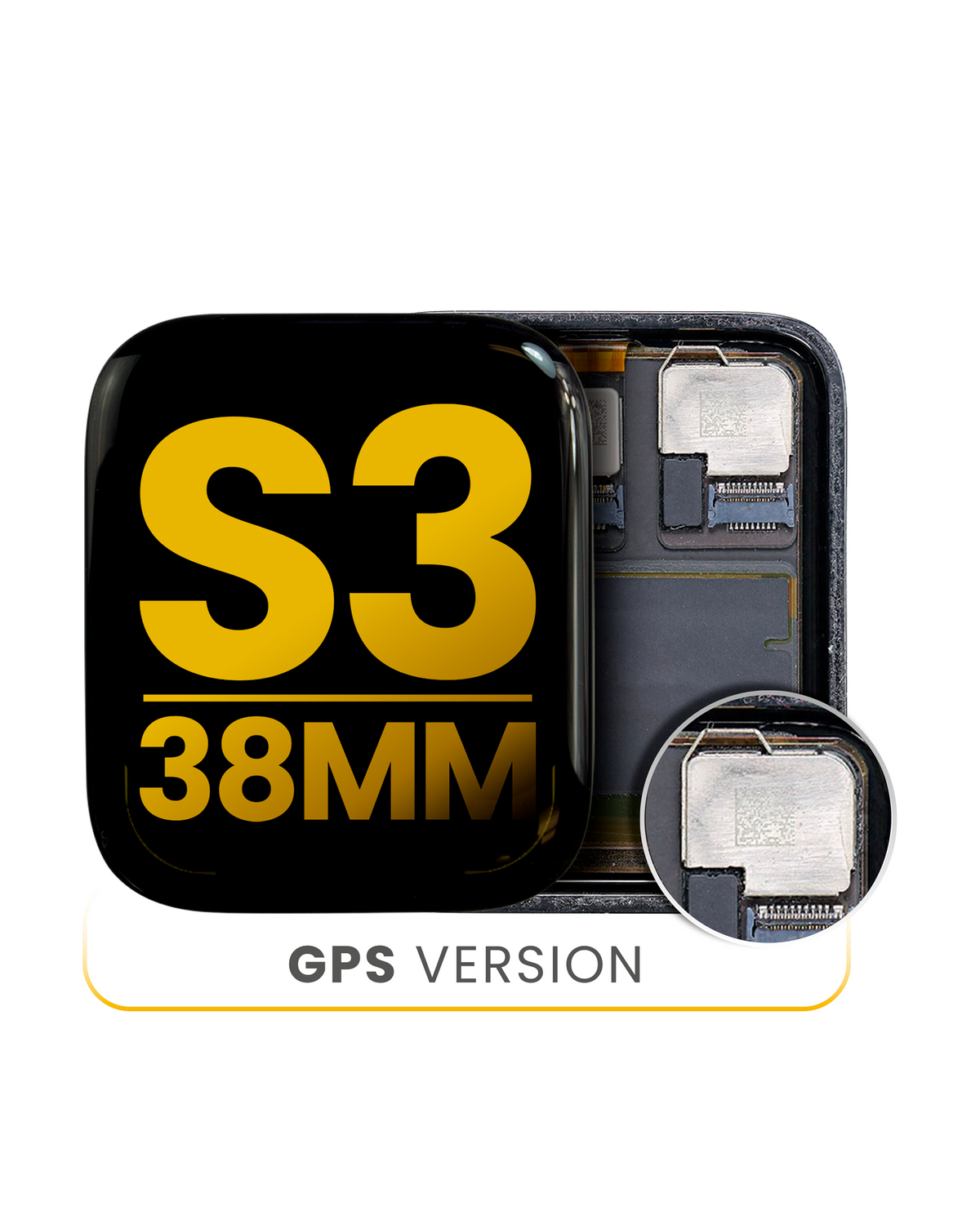 OLED Assembly Compatible For Watch Series 3 (38MM) (GPS Version) (Premium)