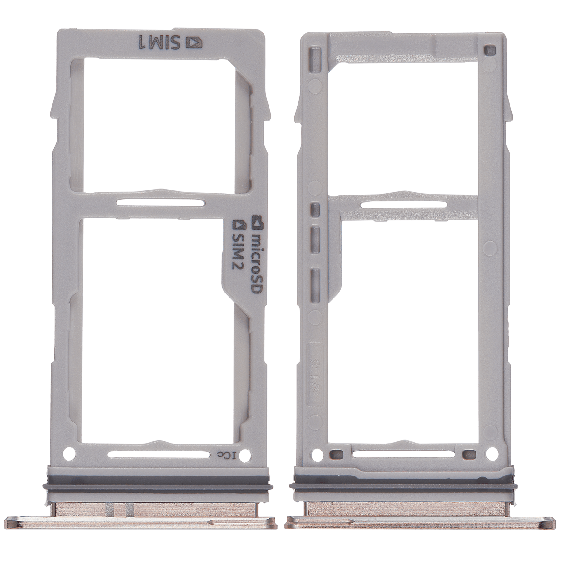 Replacement Dual Sim Card Tray Compatible For Samsung Galaxy S10 / S10 Plus / S10E (Gold)