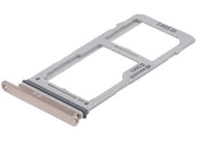 Replacement Dual Sim Card Tray Compatible For Samsung Galaxy S10 / S10 Plus / S10E (Gold)