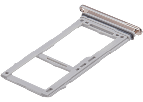 Replacement Dual Sim Card Tray Compatible For Samsung Galaxy S10 / S10 Plus / S10E (Gold)