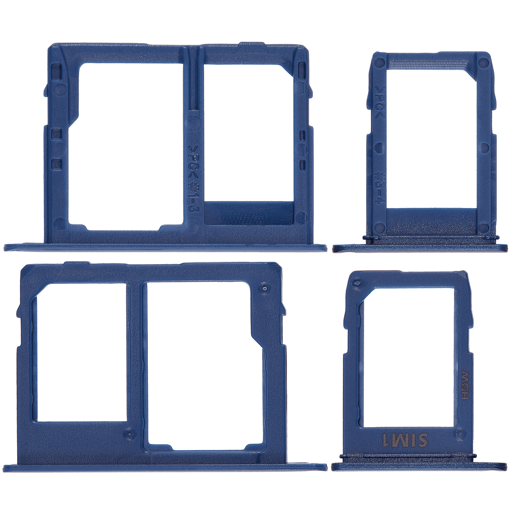 Replacement Sim Card Tray Compatible For Samsung Galaxy A6 (A600 / 2018) / A6 Plus (A605 / 2018) (Blue)