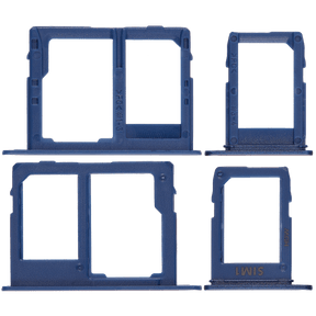 Replacement Sim Card Tray Compatible For Samsung Galaxy A6 (A600 / 2018) / A6 Plus (A605 / 2018) (Blue)