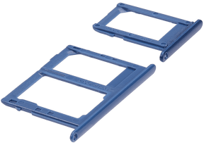 Replacemet Sim Card Tray Compatible For Samsung Galaxy A6 (A600 / 2018) / A6 Plus (A605 / 2018) (Blue)