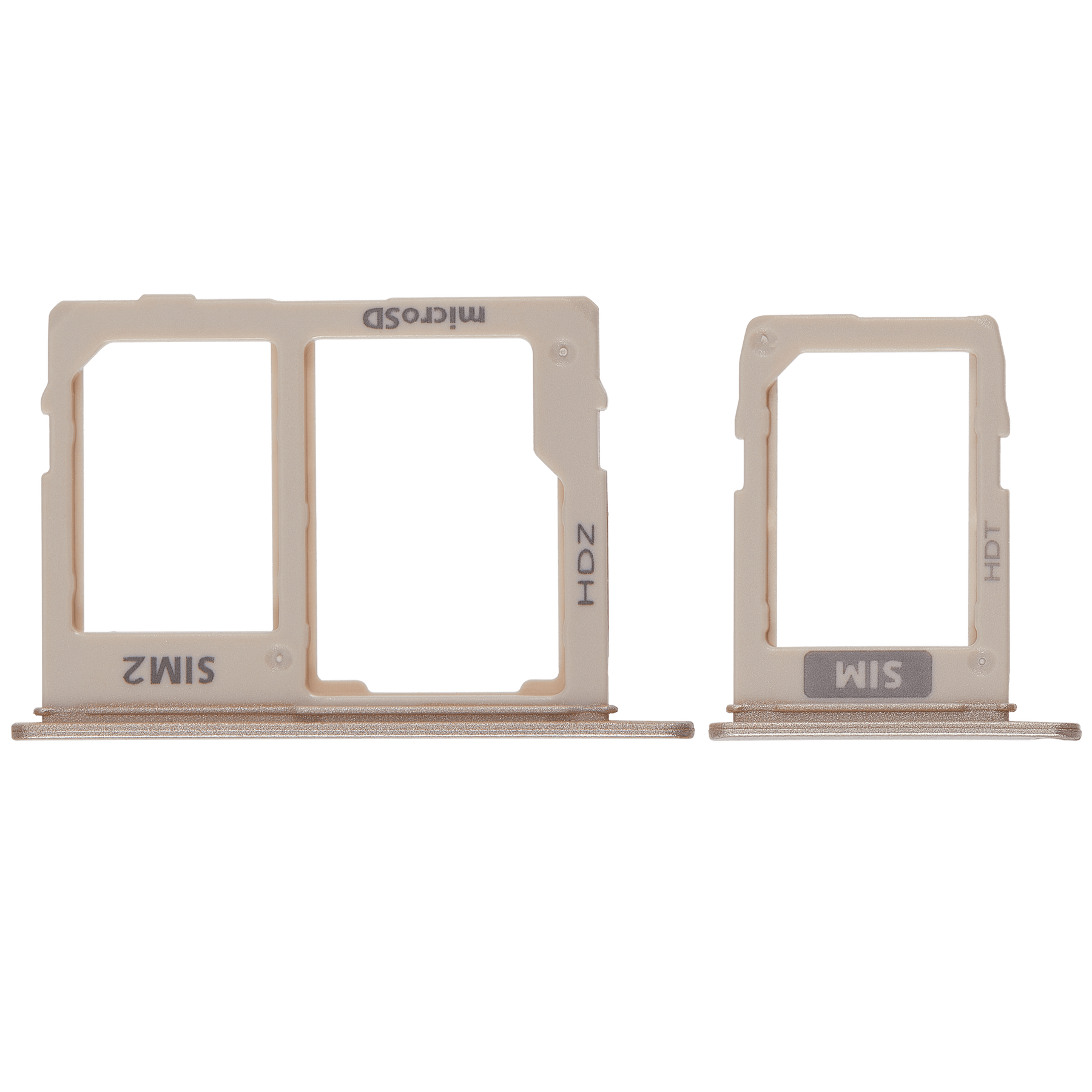 Sim Card Tray Replacement Compatible For Samsung Galaxy A6 (A600 / 2018) / A6 Plus (A605 / 2018) (Gold)