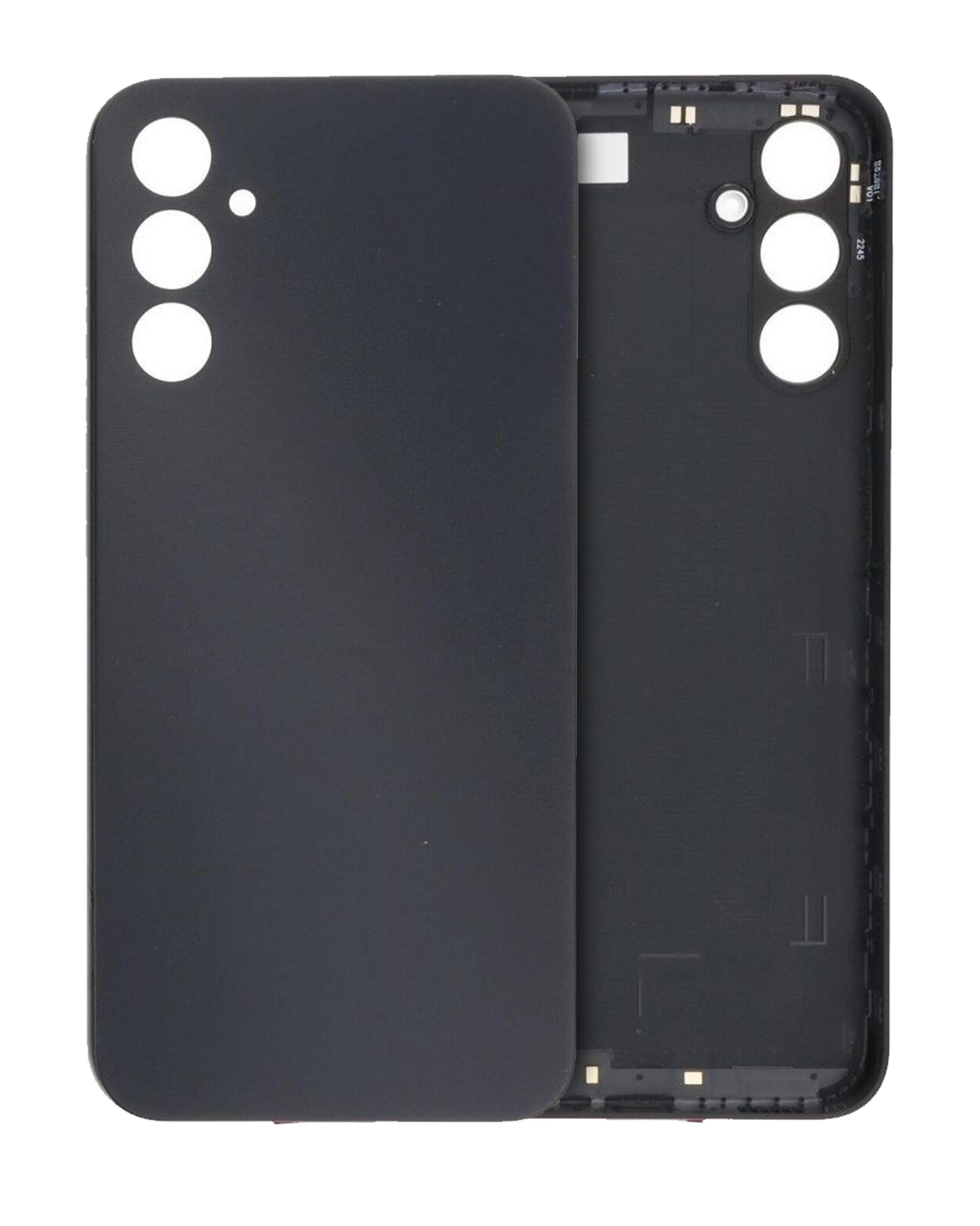 Back Cover Glass Compatible For Samsung Galaxy A14 4G (A145 / 2023) (Service Pack) (Black)
