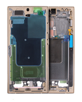 Mid-Frame Replacement Housing Compatible For Samsung Galaxy S24 Ultra 5G  (North American & International Version) (Titanium Yellow)