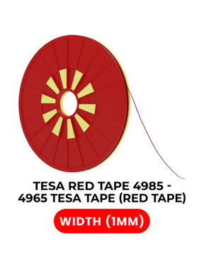 Double-Sided Polyester Red Tape (1MM X 25M) (Tesa Model # 4965)