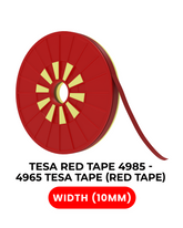 Double-Sided Polyester Red Tape (10MM X 25M) (Tesa Model # 4965)