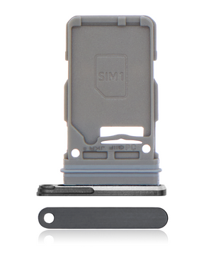 Single Sim Card Tray Compatible For Samsung Galaxy S21 Replacement (Phantom Gray)
