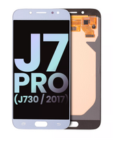 LCD Assembly Without Frame Compatible For Samsung Galaxy J7 Pro (J730 / 2017) (Service Pack) (Silver)