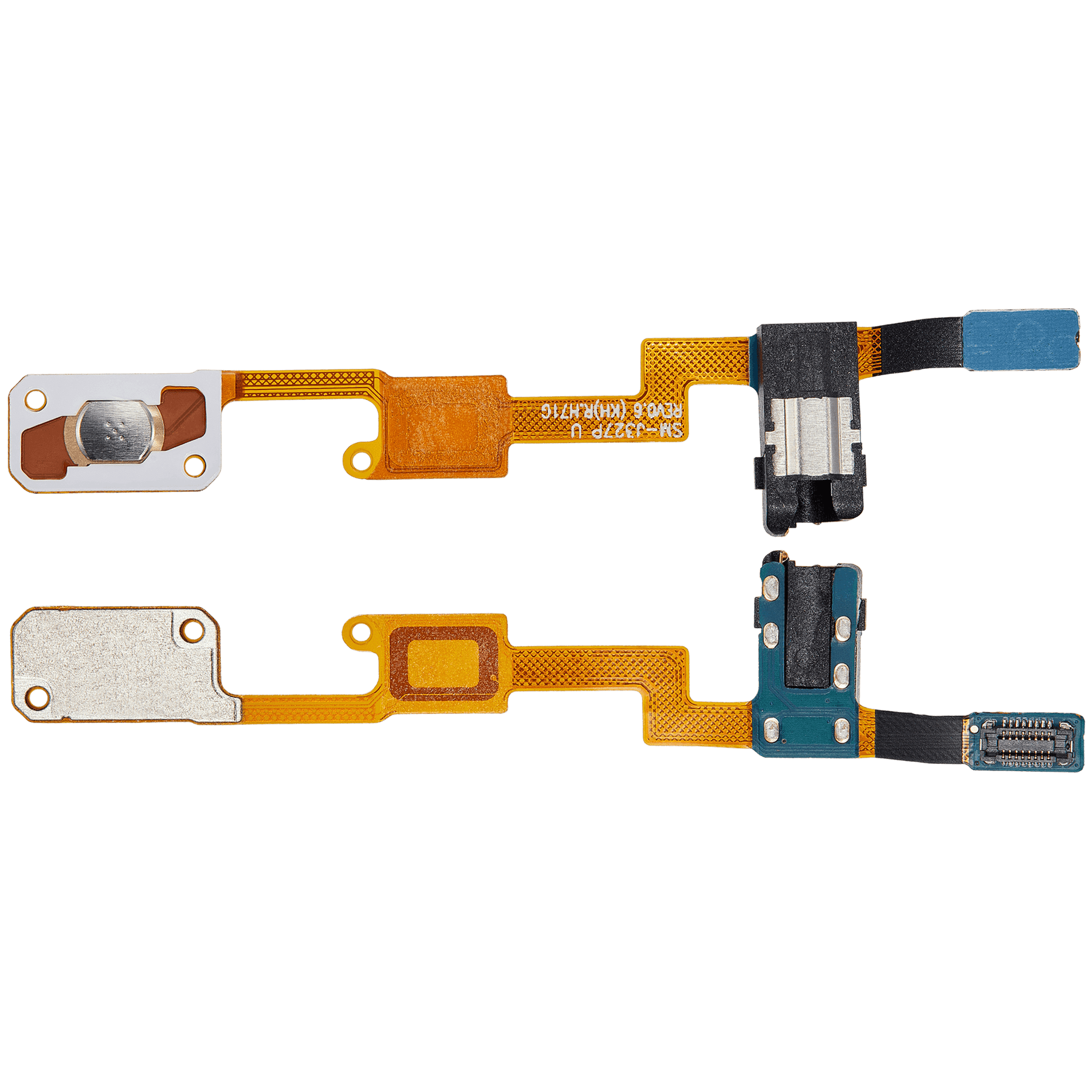 Home Button Flex Cable With Headphone Jack Compatible For Samsung Galaxy J3 (J327 / 2017)