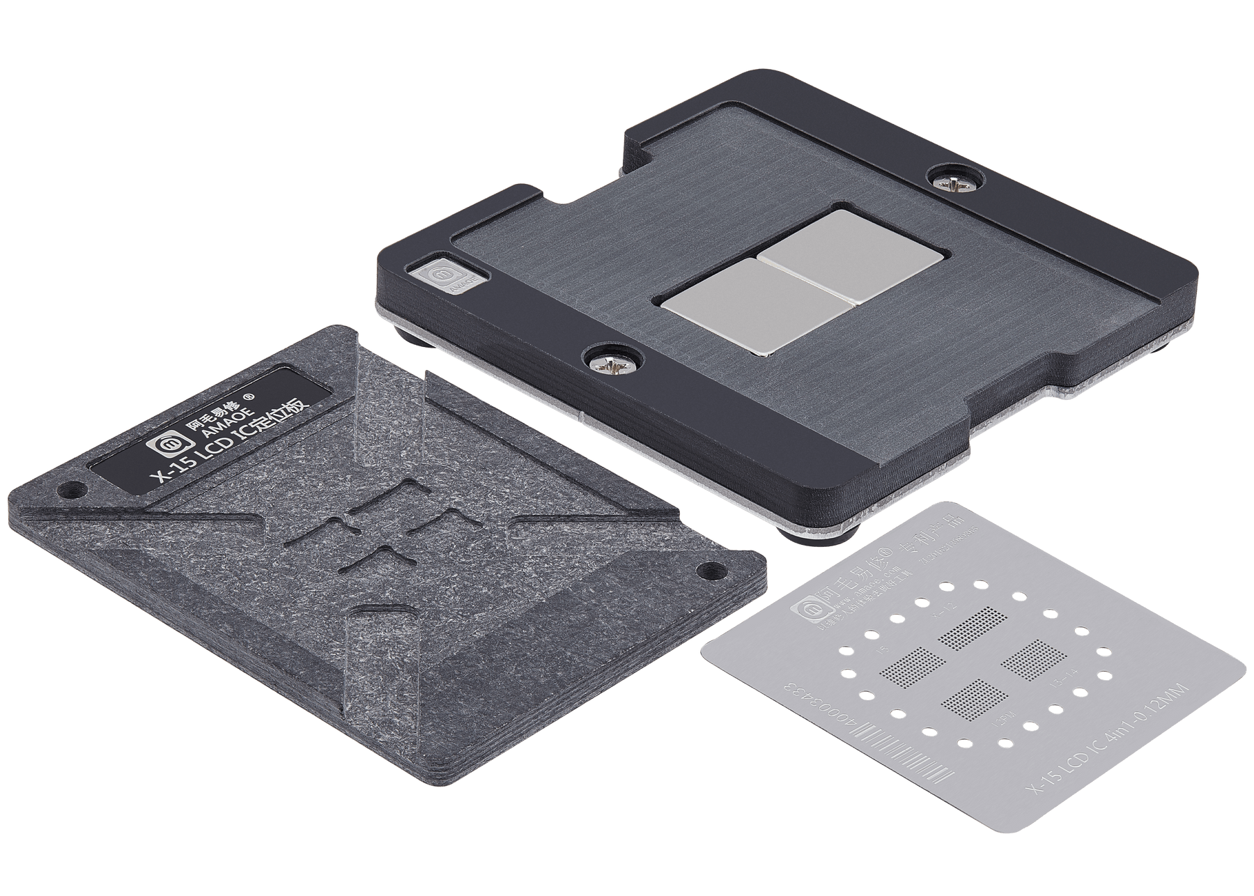 Display IC Reballing Platform Compatible With iPhone X To 15 (Amaoe)