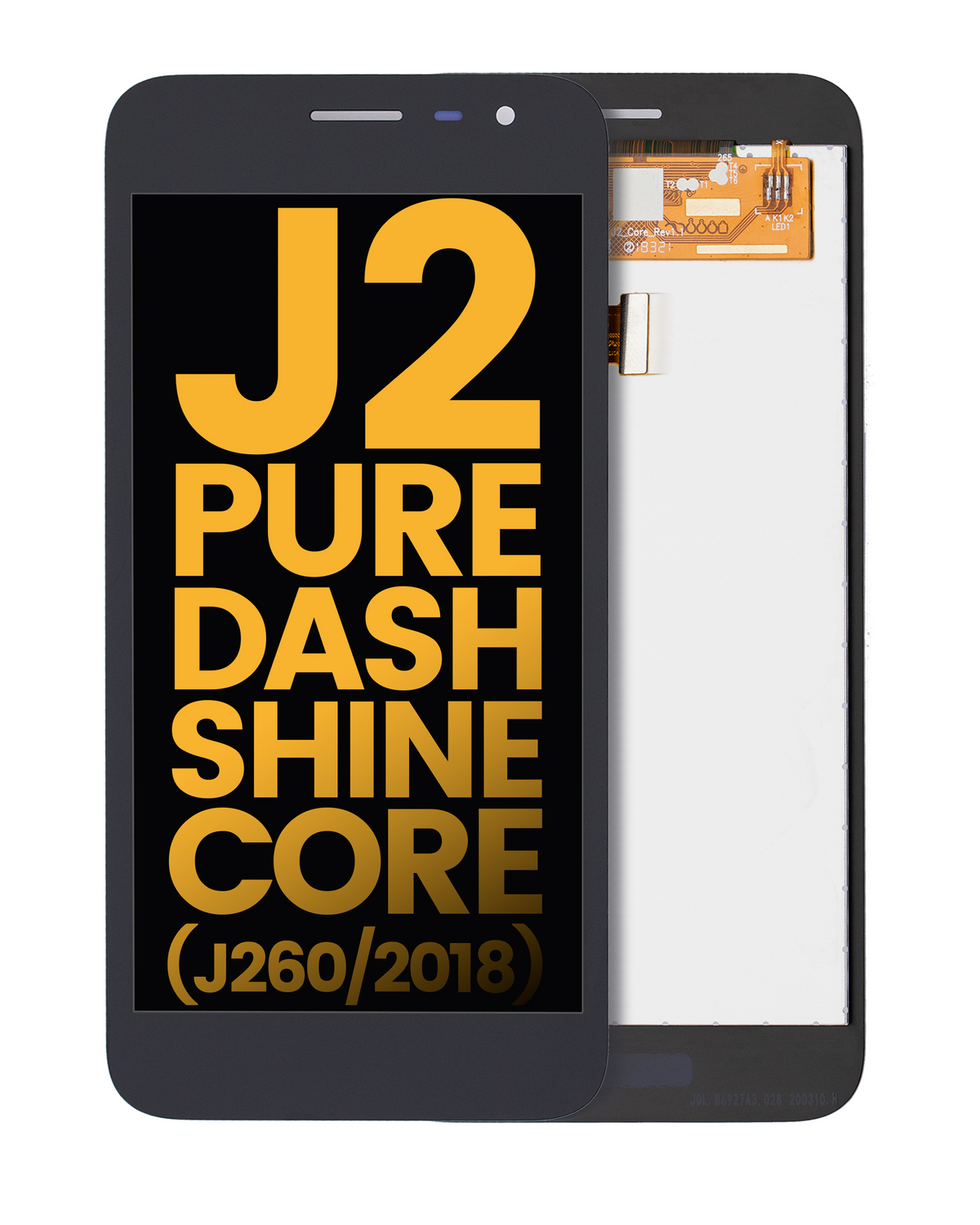 LCD Assembly Without Frame Compatible For Samsung Galaxy J2 Pure / Dash / Shine / Core (J260 / 2018) (Refurbished) (All Colors)