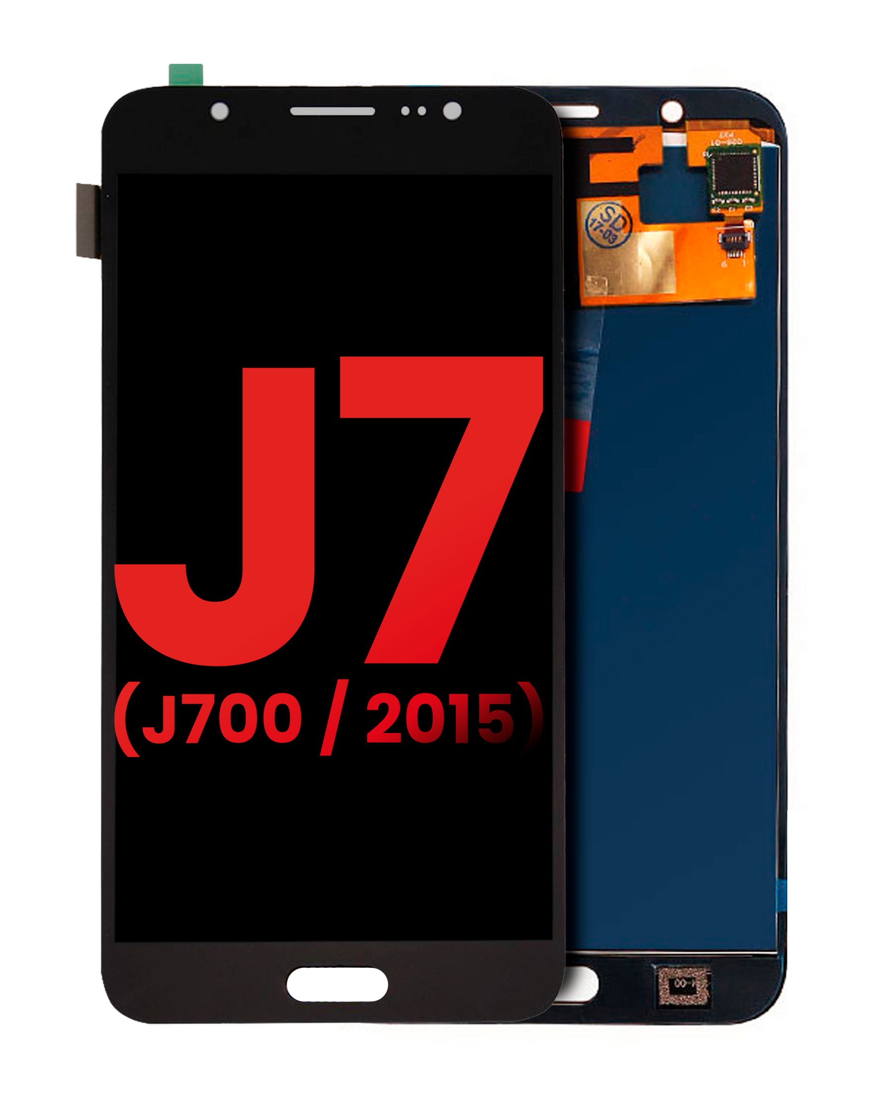 OLED Assembly Without Frame Compatible For Samsung Galaxy J7 (J700 / 2015) (Aftermarket Plus) (Black)