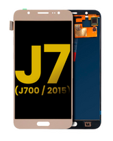 OLED Assembly Without Frame Compatible For Samsung Galaxy J7 (J700 / 2015) (Refurbished) (Gold)