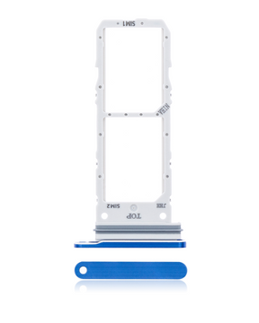 Replacement Dual Sim Card Tray Compatible For Samsung Galaxy Note 20 5G (Mystic Blue)
