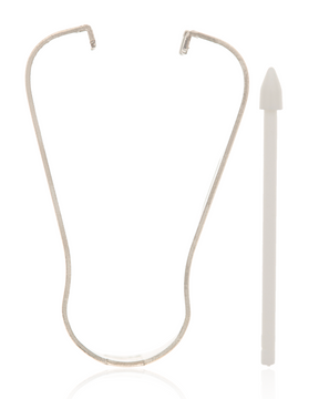 Stylus nib Compatible For Samsung Galaxy Note 10 / Note 20 / Note 20 Ultra / Tab S6 (T860 / T865) / Tab S7 11" (T870 / T875) (Aura White) (5 Pack)