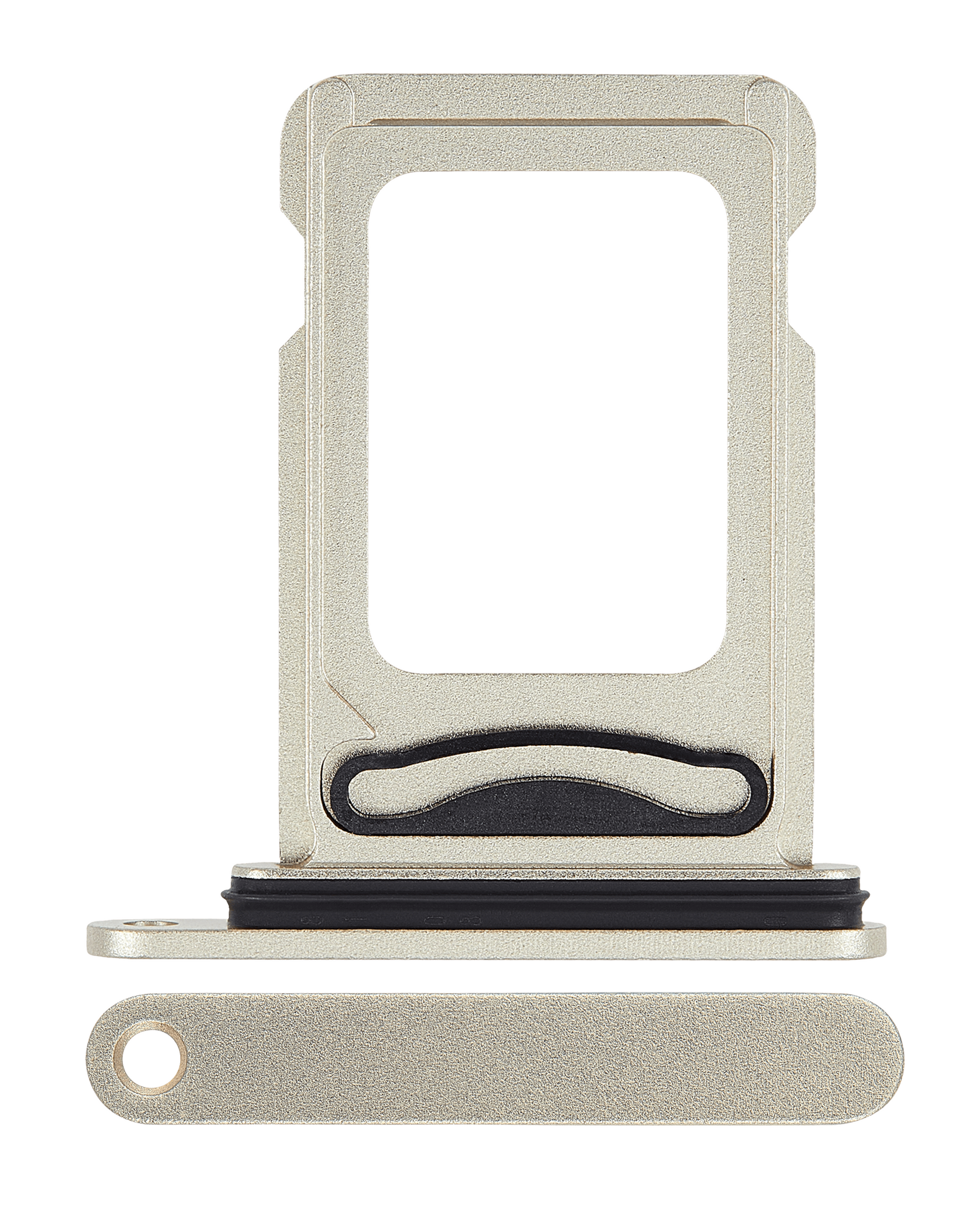 Dual Sim Card Tray Compatible For iPhone 15 / 15 Plus (Yellow)